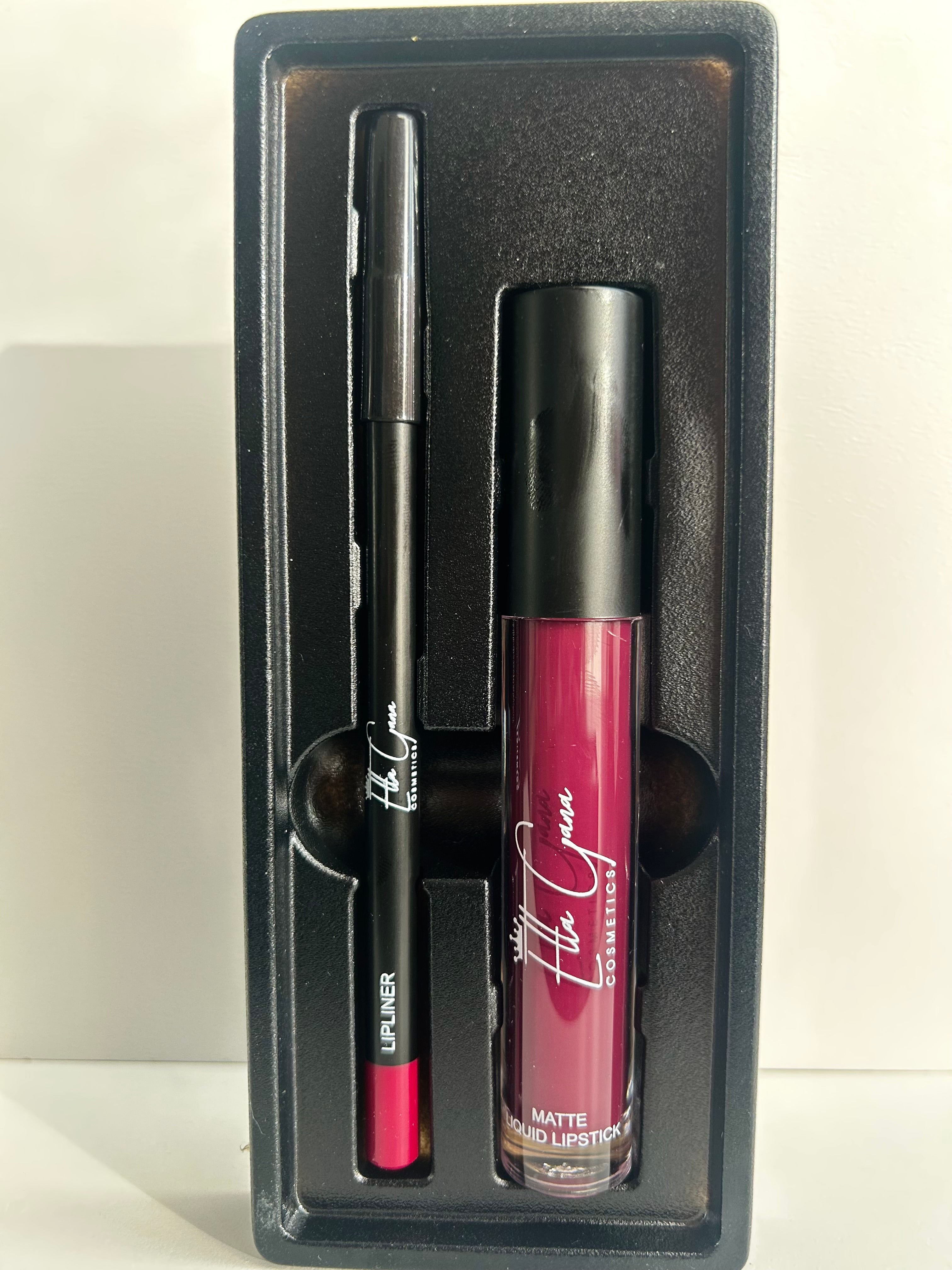 Matte liquid lipstick kit(lipliner included)