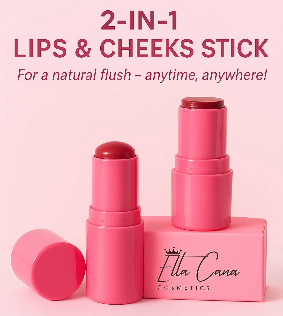 2-in-1 cheeks and lips stick